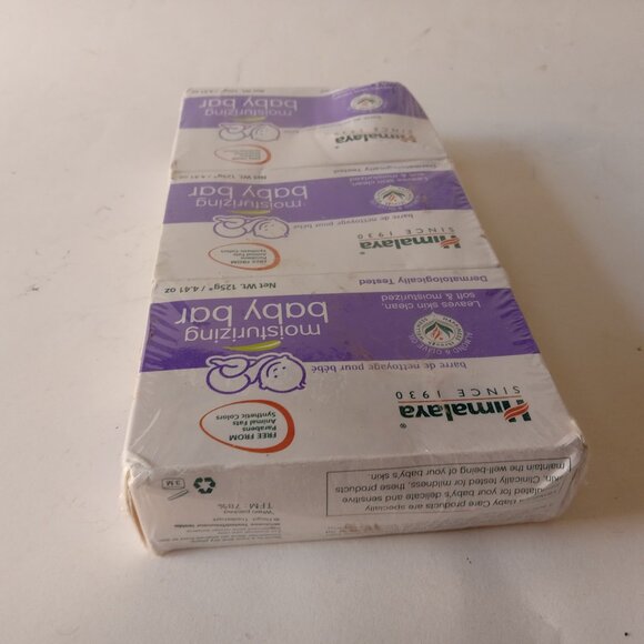 3 Pack Himalaya Moisturizing Baby Bar Soap Almond & Olive Oil 4.41 oz 125 g New - Picture 6 of 10